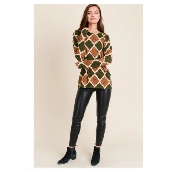 🍁🍂 Argyle top - Picture 4 of 6